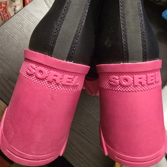 Sorel Brex Heel Chelsea Boots, Cactus Pink Sz 8 - Picture 3 of 5